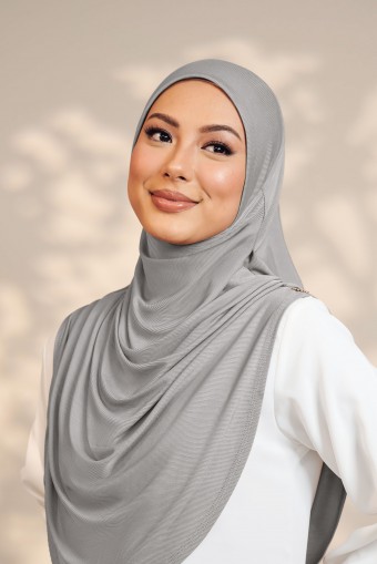 (AS-IS) Mega Tudung Sarung in Dark Grey